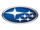 subaru-logo The Subaru logo features six silver stars of varying sizes on a blue oval background with a silver border.